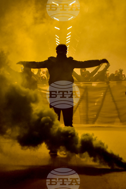 Пловдив - футболни фенове - протест