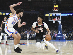 Trail Blazers Thunder Basketball