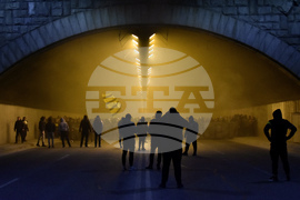 Пловдив - футболни фенове - протест