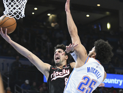 Trail Blazers Thunder Basketball