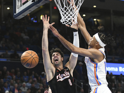 Trail Blazers Thunder Basketball