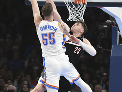 Trail Blazers Thunder Basketball