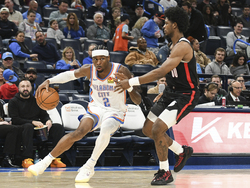 Trail Blazers Thunder Basketball