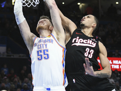 Trail Blazers Thunder Basketball