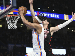 Trail Blazers Thunder Basketball