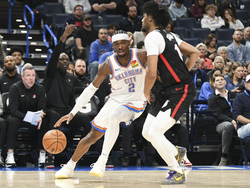 Trail Blazers Thunder Basketball