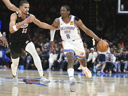 Trail Blazers Thunder Basketball
