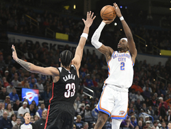 Trail Blazers Thunder Basketball
