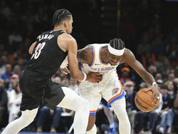 Trail Blazers Thunder Basketball