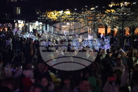 Благоевград - коледни светлини - запалване