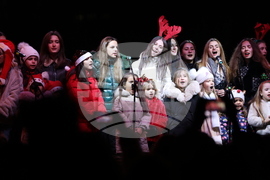 Благоевград - коледни светлини - запалване