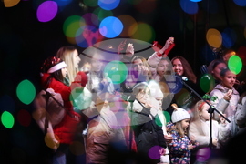 Благоевград - коледни светлини - запалване