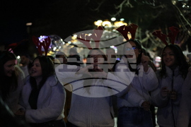 Благоевград - коледни светлини - запалване