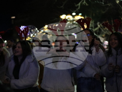Благоевград - коледни светлини - запалване