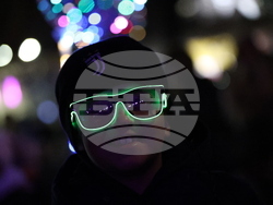 Благоевград - коледни светлини - запалване