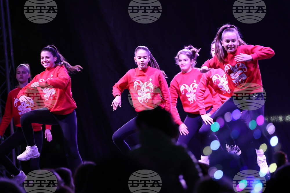 Благоевград - коледни светлини - запалване