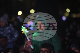 Благоевград - коледни светлини - запалване