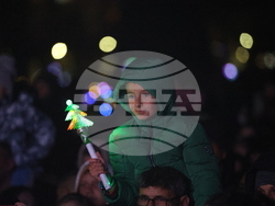 Благоевград - коледни светлини - запалване