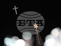 Благоевград - коледни светлини - запалване