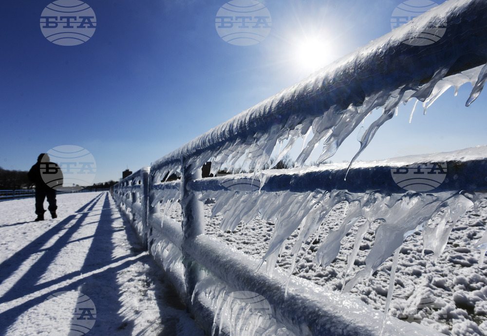 APTOPIX Winter Weather Michigan