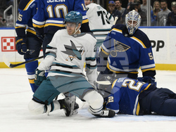 Sharks Blues Hockey