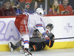 Rangers Flames Hockey