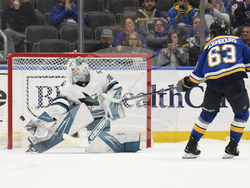 Sharks Blues Hockey