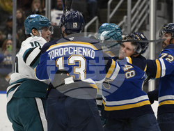 Sharks Blues Hockey