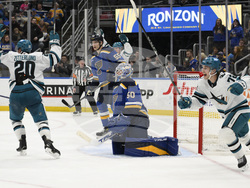 Sharks Blues Hockey
