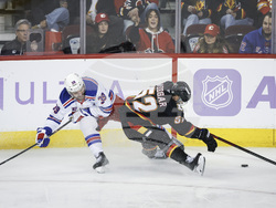 Rangers Flames Hockey