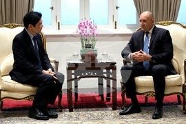 Сингапур - Румен Радев - Лорънс Уонг - среща