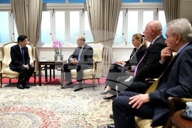 Сингапур - Румен Радев - Лорънс Уонг - среща