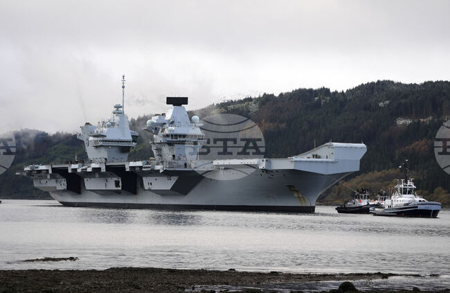 Британски самолетоносач бе поставен под прякото командване на НАТО