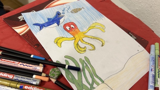 Възпитаници на училище „Св. св. Кирил и Методий” във Виена твориха на тема „Подводен свят“