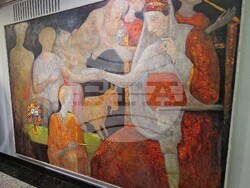 Изложба на Михаил Кавберов в София, в галерия „Камберов“, снимка – Даниел Димитров/БТА