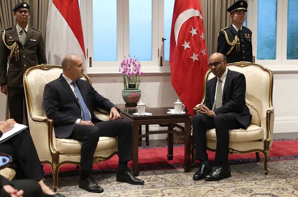 Президентът Радев: Диалогът на най-високо политическо ниво между България и Сингапур е от ключово значение за последващото развитие на двустранното сътрудничество