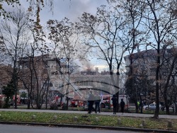 Пожар - къща - бул. "Евлоги и Христо Георгиеви"