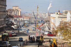 Бургас - улица "Одрин" - ремонт