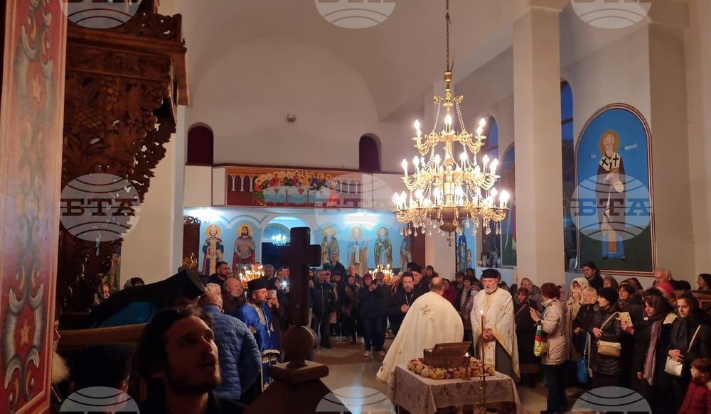 Тервел - посрещане на честния пояс на Пресвета Богородица