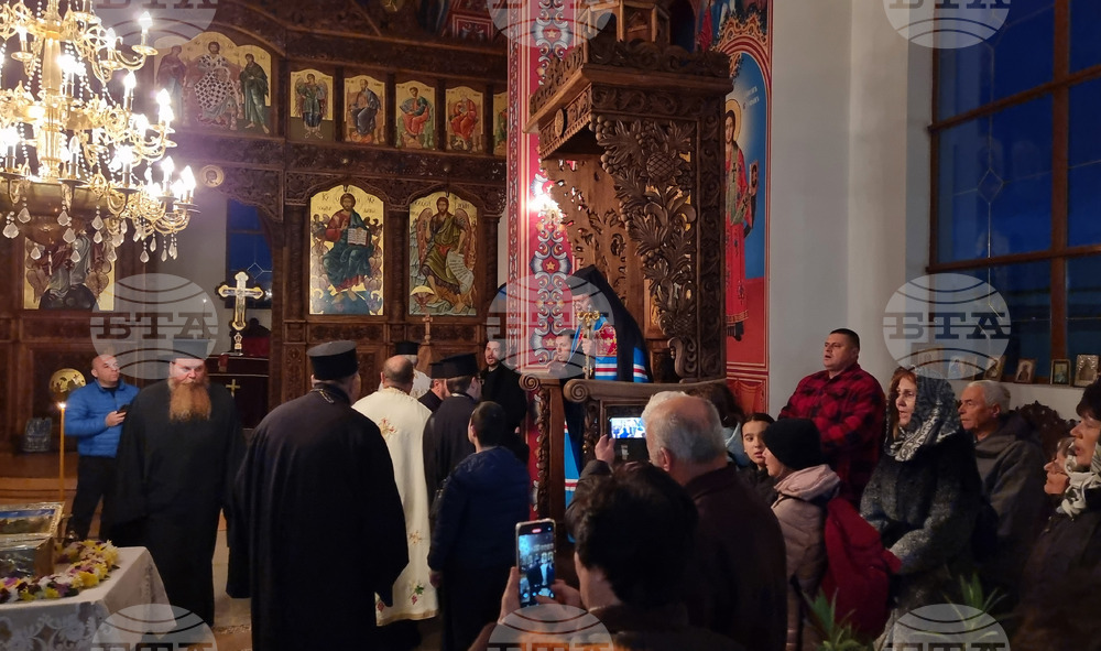 Тервел - посрещане на честния пояс на Пресвета Богородица