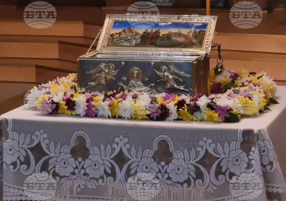 Тервел - посрещане на честния пояс на Пресвета Богородица