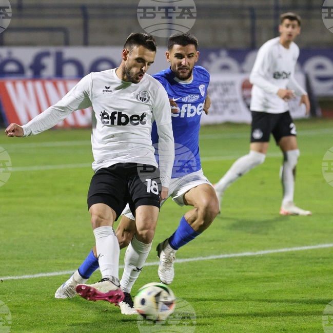 Три гола на Ахмед Ахмедов изпратиха Спартак Варна в челната тройка в Първа лига