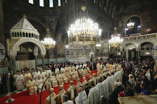 Храм-паметник "Св. Александър Невски" - освещаване - годишнина - света литургия