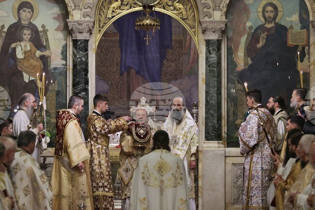 Bulgarian Patriarch Daniil Celebrates Solemn Service for St. Alexander Nevsky Cathedral's Centenary