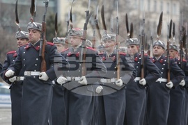 Румен Радев - Каталин Новак - официално посрещане