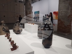 Зала „Алсенал“ по време на Венецианското биенале. Снимка: Ваня Сухарова, специален пратеник на БТА