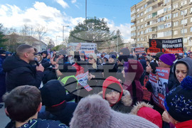 Търговище - протест - загинал моторист