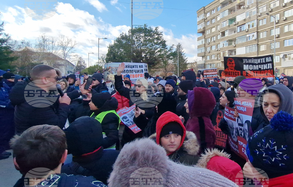 Търговище - протест - загинал моторист