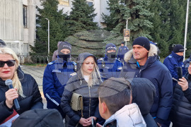 Търговище - протест - загинал моторист