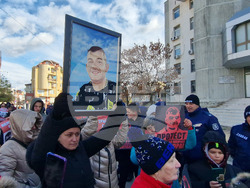 Търговище - протест - загинал моторист